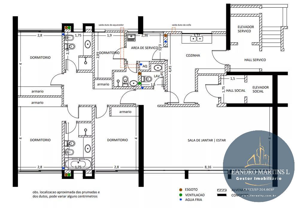 Apartamento à venda com 3 quartos, 202m² - Foto 42